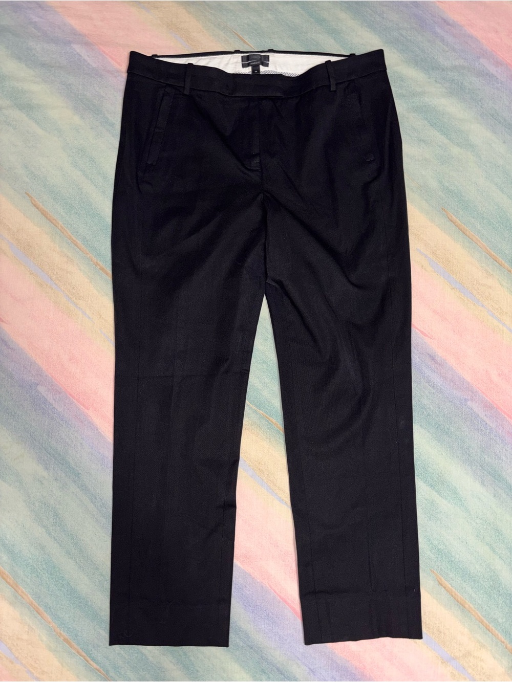 J. Crew Martie Pants  in Bi-Stretch Cotton black size 14